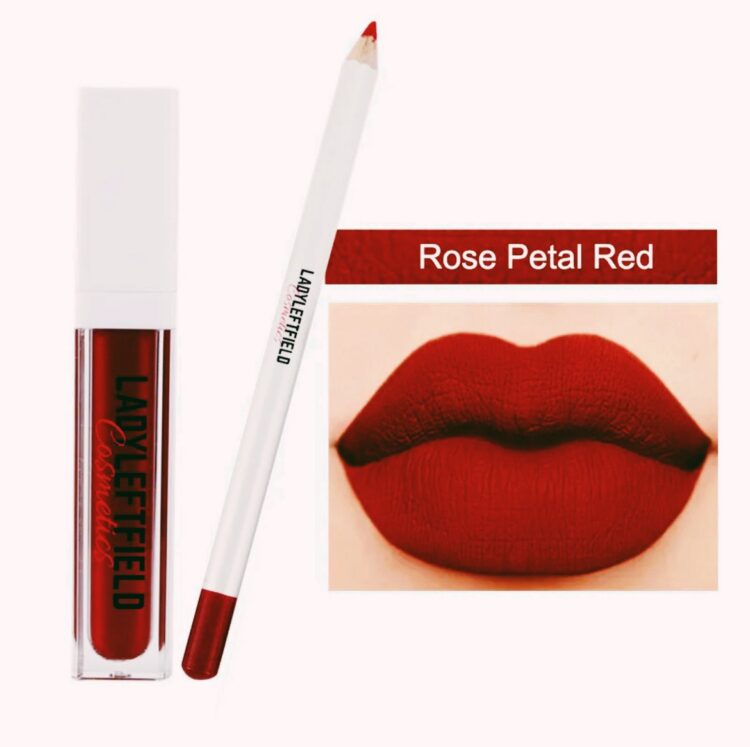 Rose Petal Red Matte Lip Kit